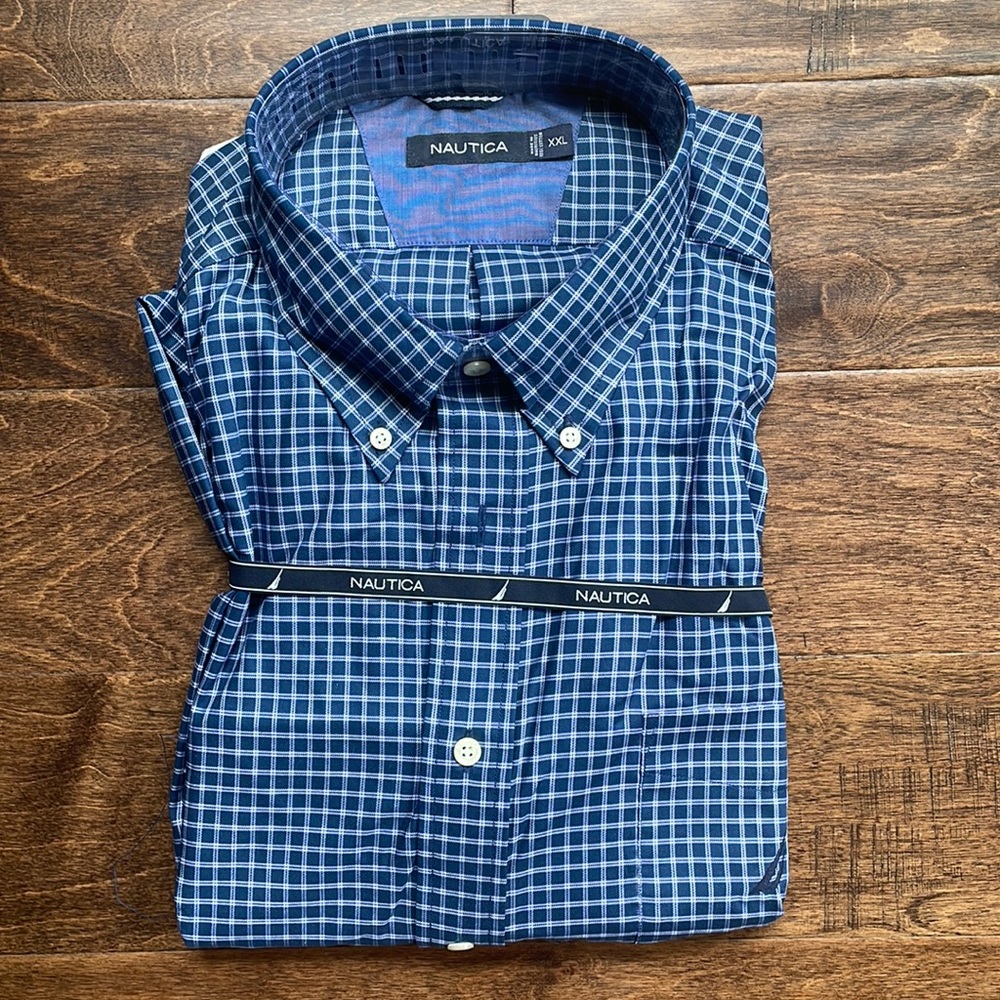 Nautica Long Sleeve Mens Shirt